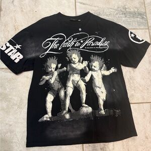 Black Graphic Tee by Affliction